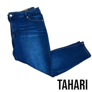 Tahari- Kelly Classic Skinny Jeans Dark Wash- 24W